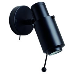 DCW Editions Biny Spot Bulb Wall Lamp in Black Steel and Aluminium w/ Switch