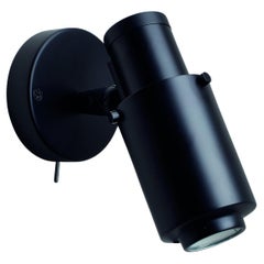 DCW Editions Biny Spot LED Wall Lamp in Black Steel and Aluminium w/o Stick