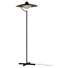 DCW Editions Biny Floor Lamp in Black Steel by Jacques Biny