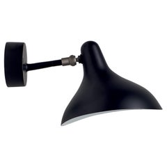 DCW Editions Mantis BS5 Mini Wall Lamp in Black Steel and Aluminum