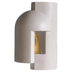 DCW Editions Soul Story 1 Wall Lamp in White and Gold Leaf by Charles Kalpakian