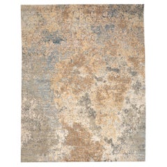 India Over Size Teppich - Wolle Brown Shades of Gray / Silber - 97319
