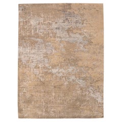 Tapis d'Inde motif ivoire taupe et ivoire - 97327