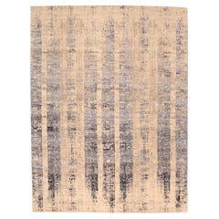 Indien Bereich Teppiche - Wolle und Seide Brown Ivory Design - 97337