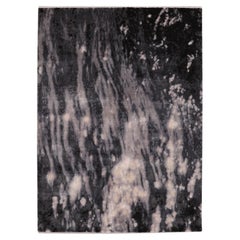 India Small Rug - Wool Brown Ivory Design - 96635