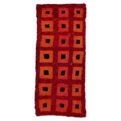 Moroccan Moroccan Area Rugs - Wool Orange Red Design - 97526
