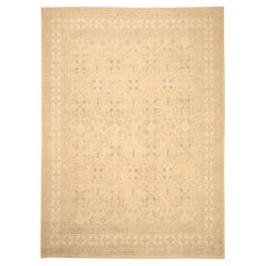 Afghanistan Haji Jalili Area Rugs - Wool Ivory Design - 93890