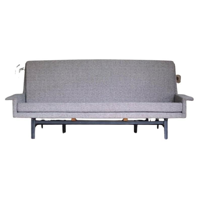 Convertible Fabric Sofa by René Jean Caillette for Steiner, 1961 For Sale