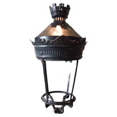 Set of 12 Vintage Cast Iron Floor Lamps, Paris, France, 1960s