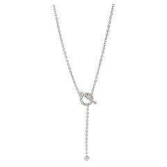 Hermès Finesse Fashion Necklace in 18k White Gold 0.55 CTW