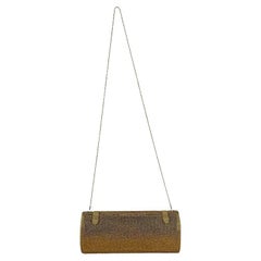 S/S 2000 Gianni Versace by Donatella Runway Gold Rhinestone Convertible Clutch