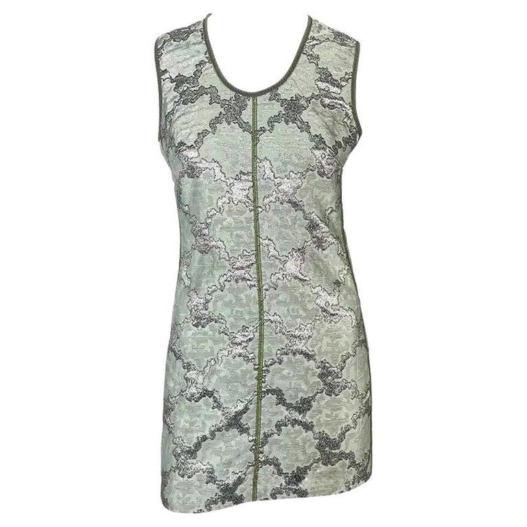 silver prada dress This Prada dress is crafted with 2,500 crystals