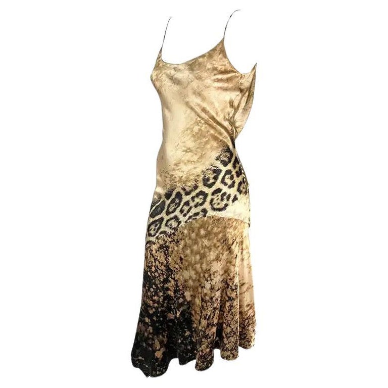 Early 2000s Roberto Cavalli Tan Cheetah Print Silk Slip Midi Dress For Sale at 1stDibs | roberto cavalli home, roberto cavalli signature Early 2000s Roberto Cavalli Tan Cheetah Print Silk Slip Midi Dress For Sale at 1stDibs | roberto cavalli home, roberto cavalli signature