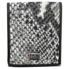 S/S 2000 Gucci by Tom Ford Grey Snake Print Condom Holder