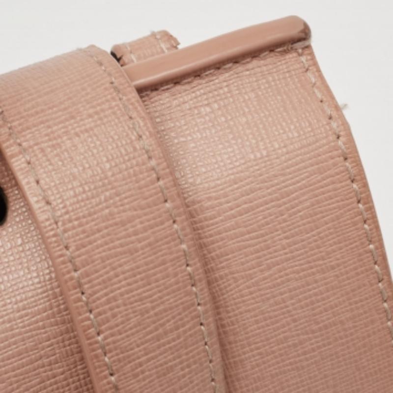 Furla Light Pink Leder Julia Top Handle Tasche im Angebot 5