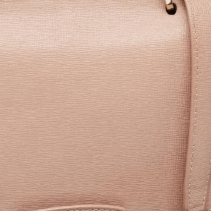 Furla Light Pink Leder Julia Top Handle Tasche im Angebot 4