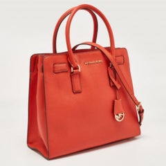 MICHAEL Michael Kors Rote Leder Hamilton Nord-Süd-Tasche