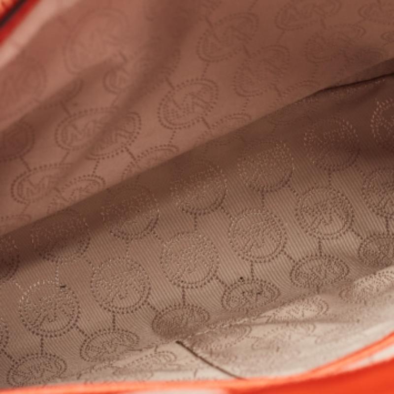 MICHAEL Michael Kors Rote Leder Hamilton Nord-Süd-Tasche im Angebot 4