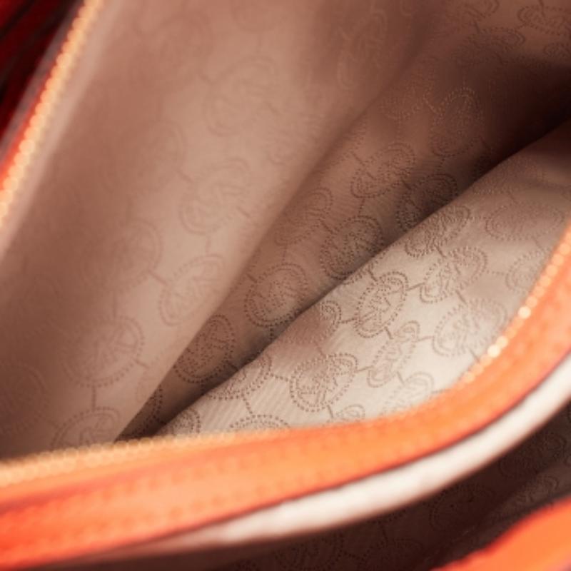 MICHAEL Michael Kors Rote Leder Hamilton Nord-Süd-Tasche im Angebot 5