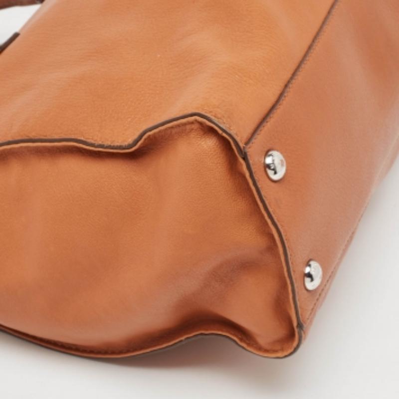 Michael Michael Kors - Tote in pelle marrone grande North South Hamilton in vendita 3