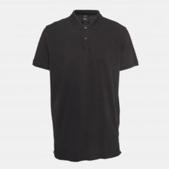 Boss By Hugo Boss - Maglietta Polo Pallas in cotone Pima nero XXL