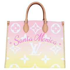 Louis Vuitton Light Pink Monogram Giant By The Pool Santa Monica Onthego GM Louis Vuitton Light Pink Monogram Giant By The Pool Santa Monica Onthego GM