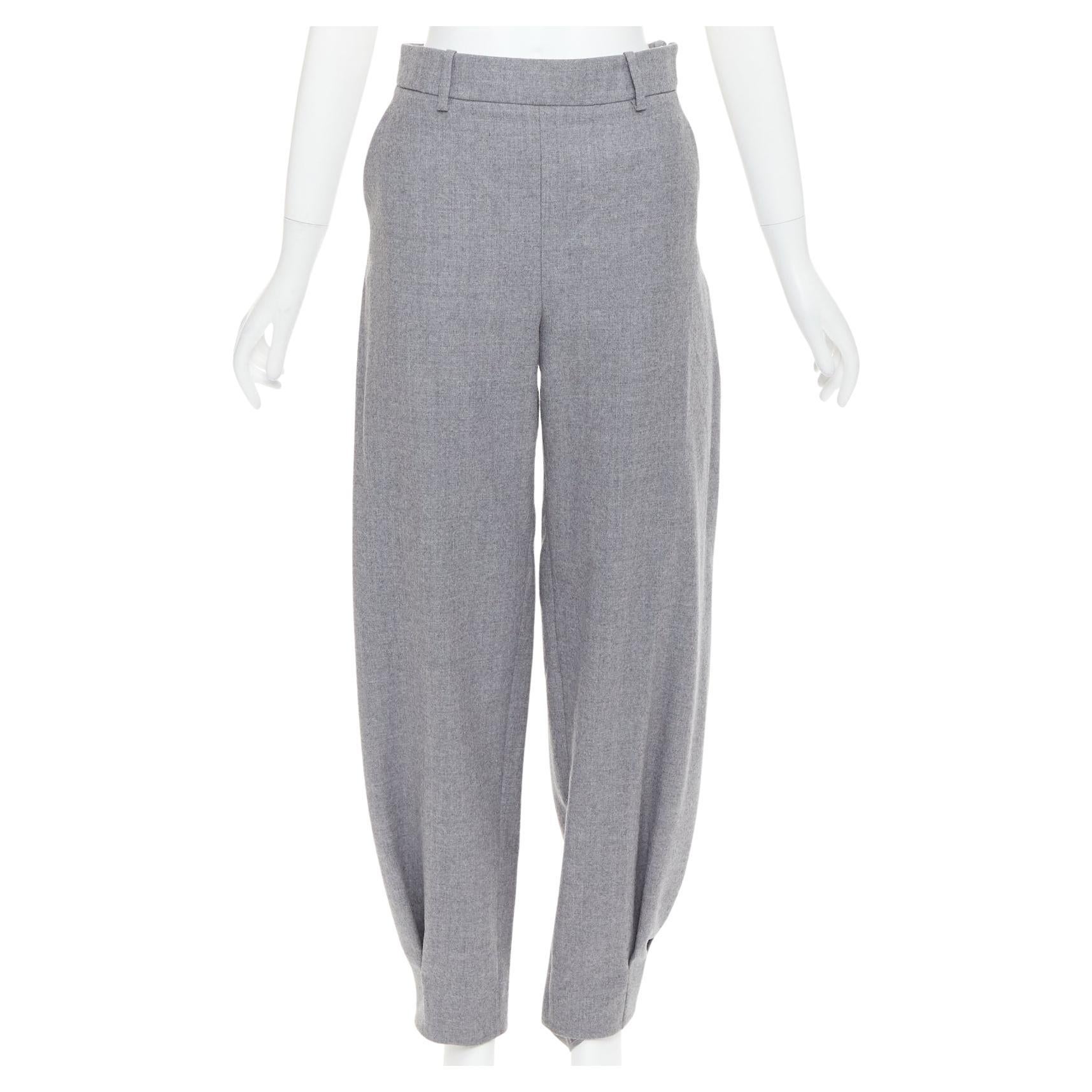 ALEXANDRE VAUTHIER COUTURE SS2025 Runway Graue Haremshose mit Ballonsaum
