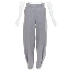 ALEXANDRE VAUTHIER COUTURE SS2025 Runway Graue Haremshose mit Ballonsaum