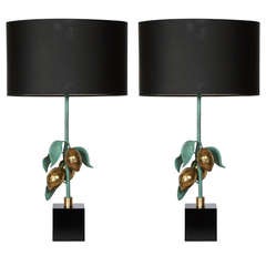 1960s Pair of Lampes Attributed to Maison Charles