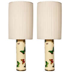Pair Of Lamps By Fornasetti