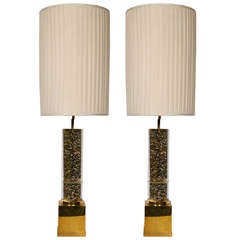 Pair of Murano Glass Table Lamps bu Juanluca Fontana