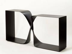 Second Installment-  Sculptural Hand Carved Freestanding Console by Carol Egan