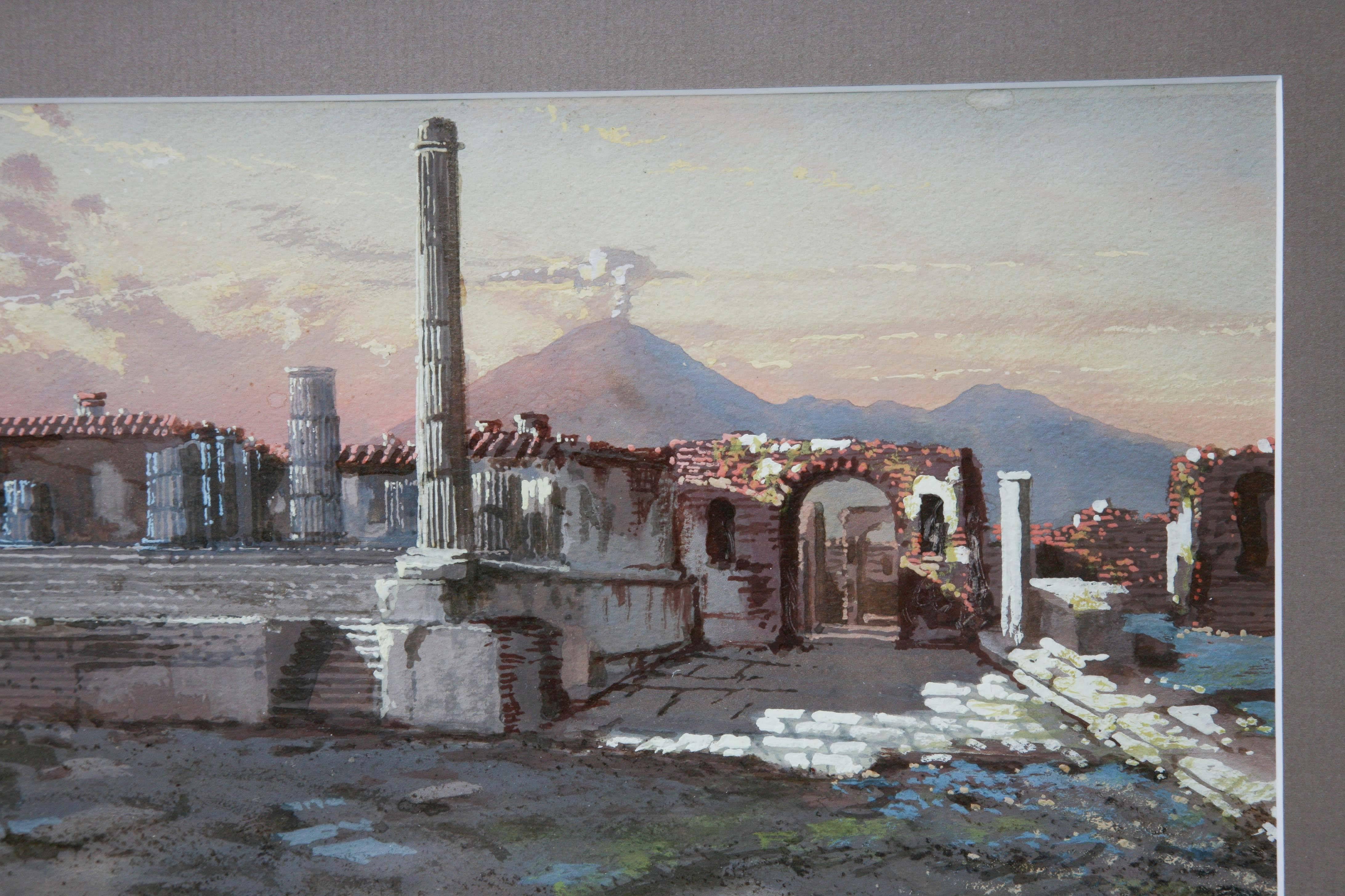 Tempio Di Giove E Foro Civile, Pompeii, 1900 For Sale 1