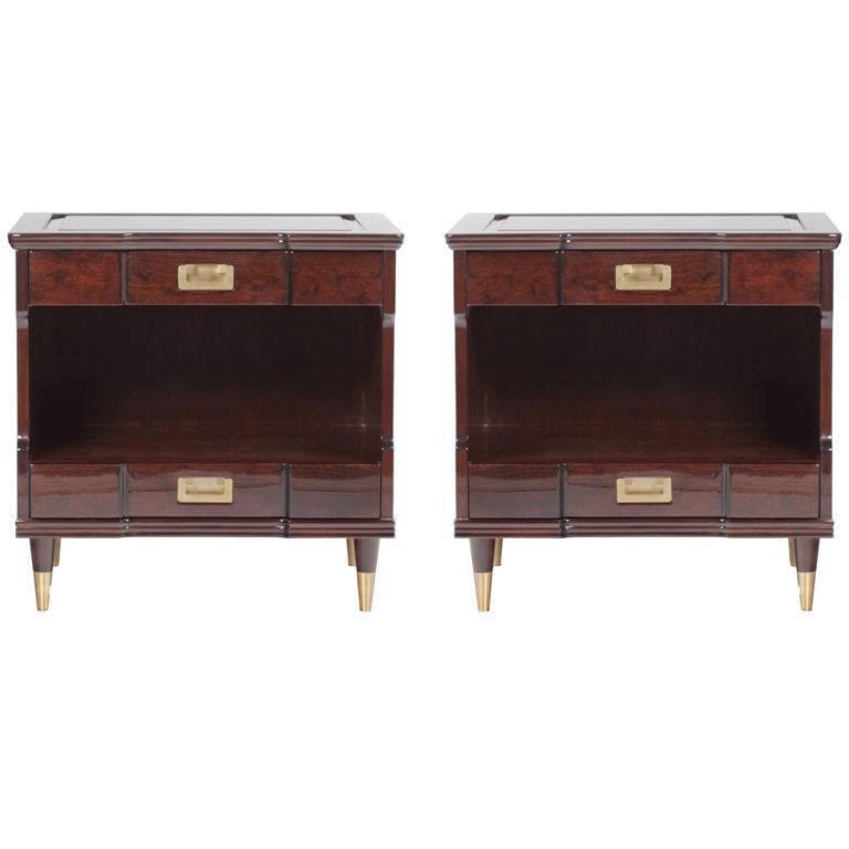 John Widdicomb Nightstands For At 1stdibs John Widdicomb Nightstands For