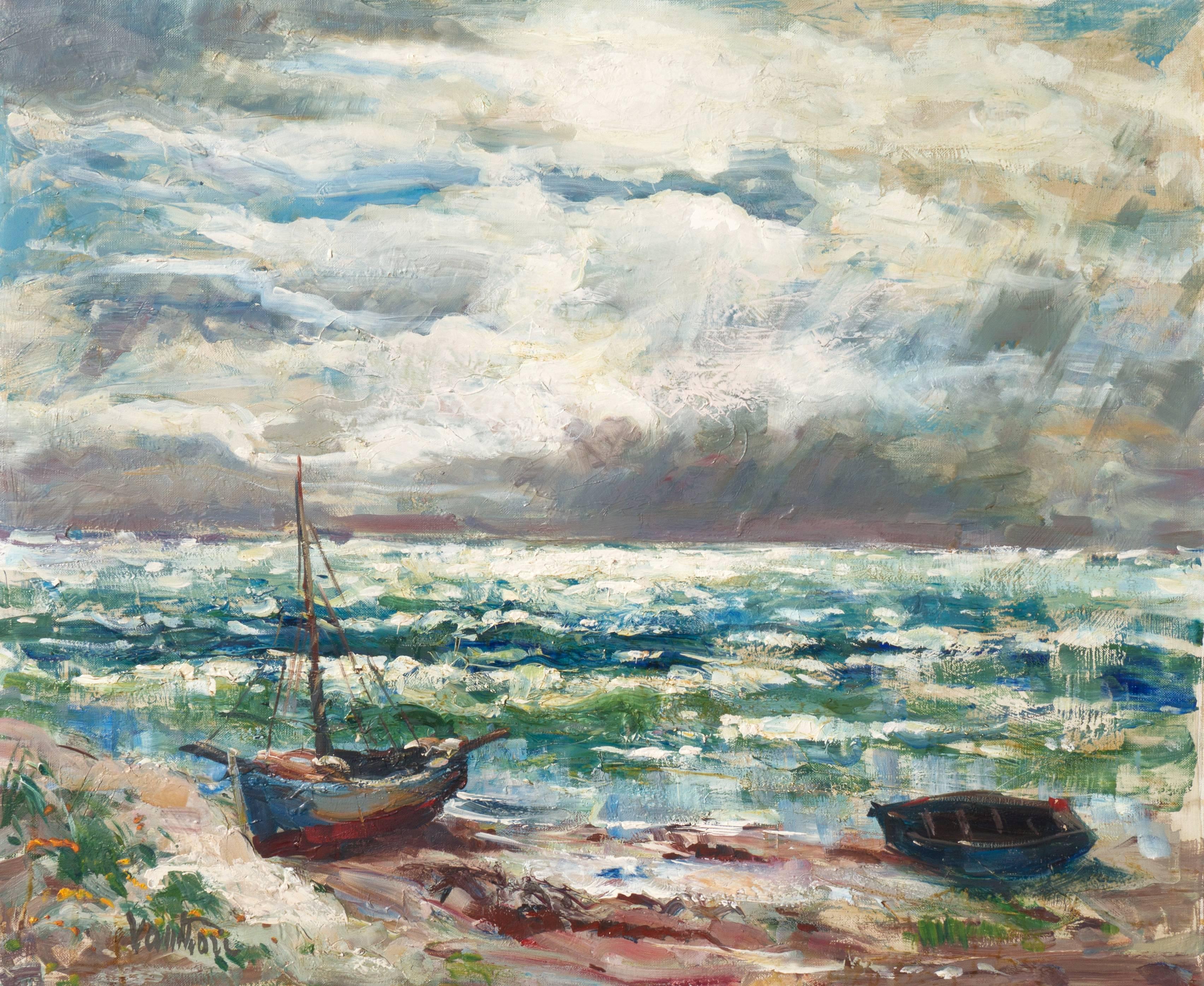 'After the Storm', Charlottenborg Museum, Paris, Danish Post-Impressionist Oil