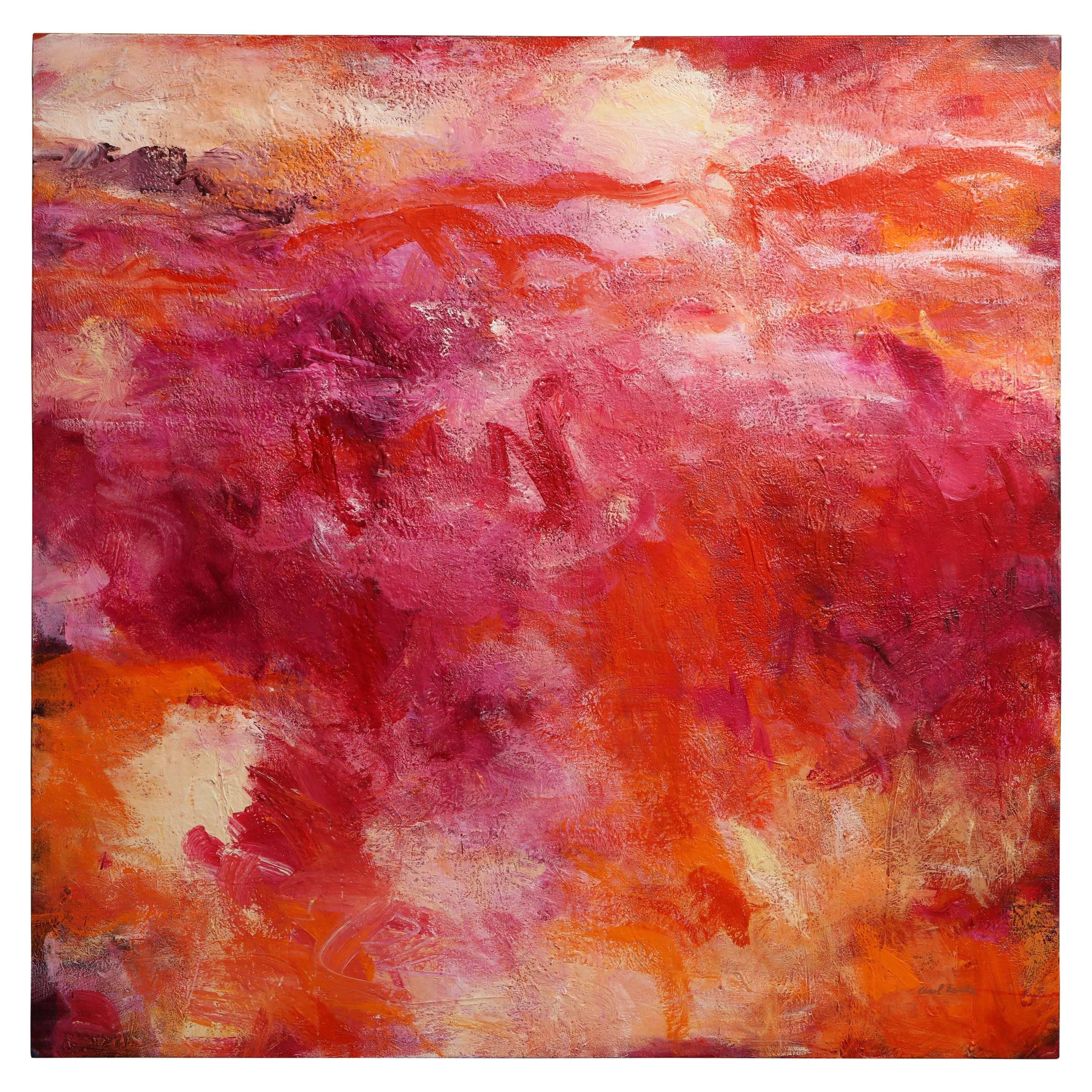 The Australian artist, Carol Roche has defined her artwork bold and underlined. Outback Country 11 is the Outback of Australia which is mostly desert and red earth which it is sometimes called &quot;The Red Centre&quot;. 
Her inspiration for the