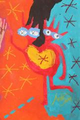 Dance of Love Contempoarary Painting by Julie Hermoso