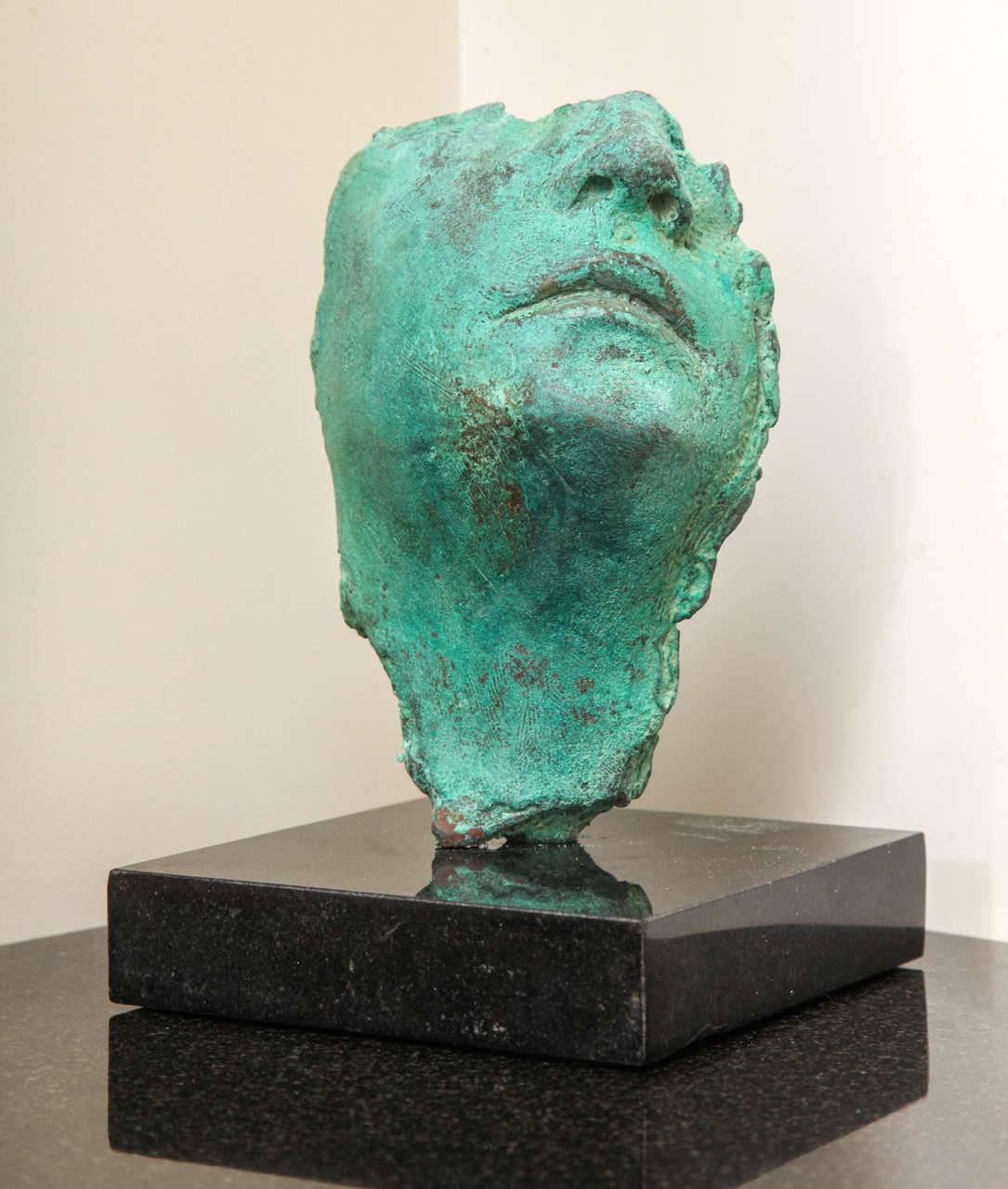 Framento Testa Verde Sculpture by Gerald Siciliano For Sale 3