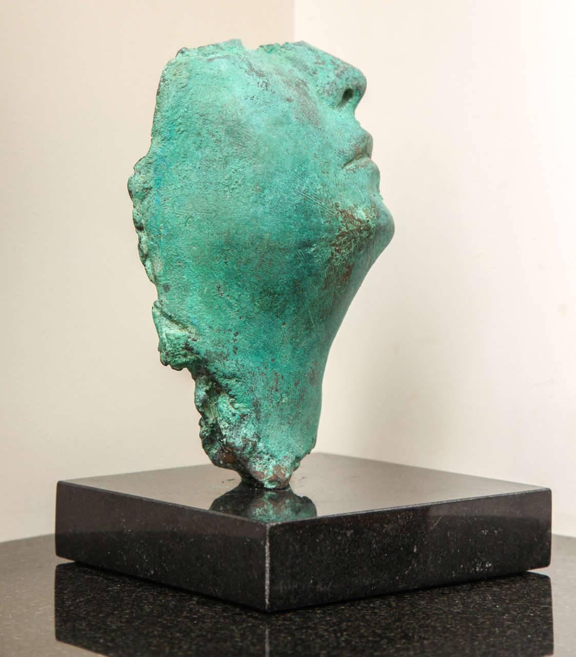 Framento Testa Verde Sculpture by Gerald Siciliano For Sale 4