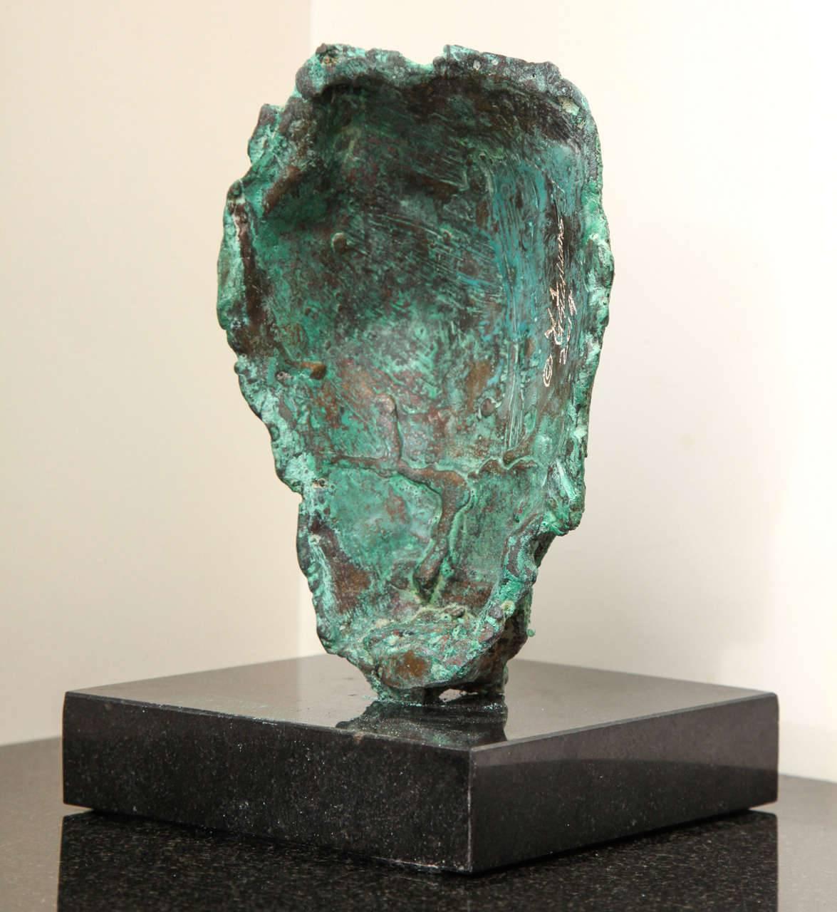 Framento Testa Verde Sculpture by Gerald Siciliano For Sale 5