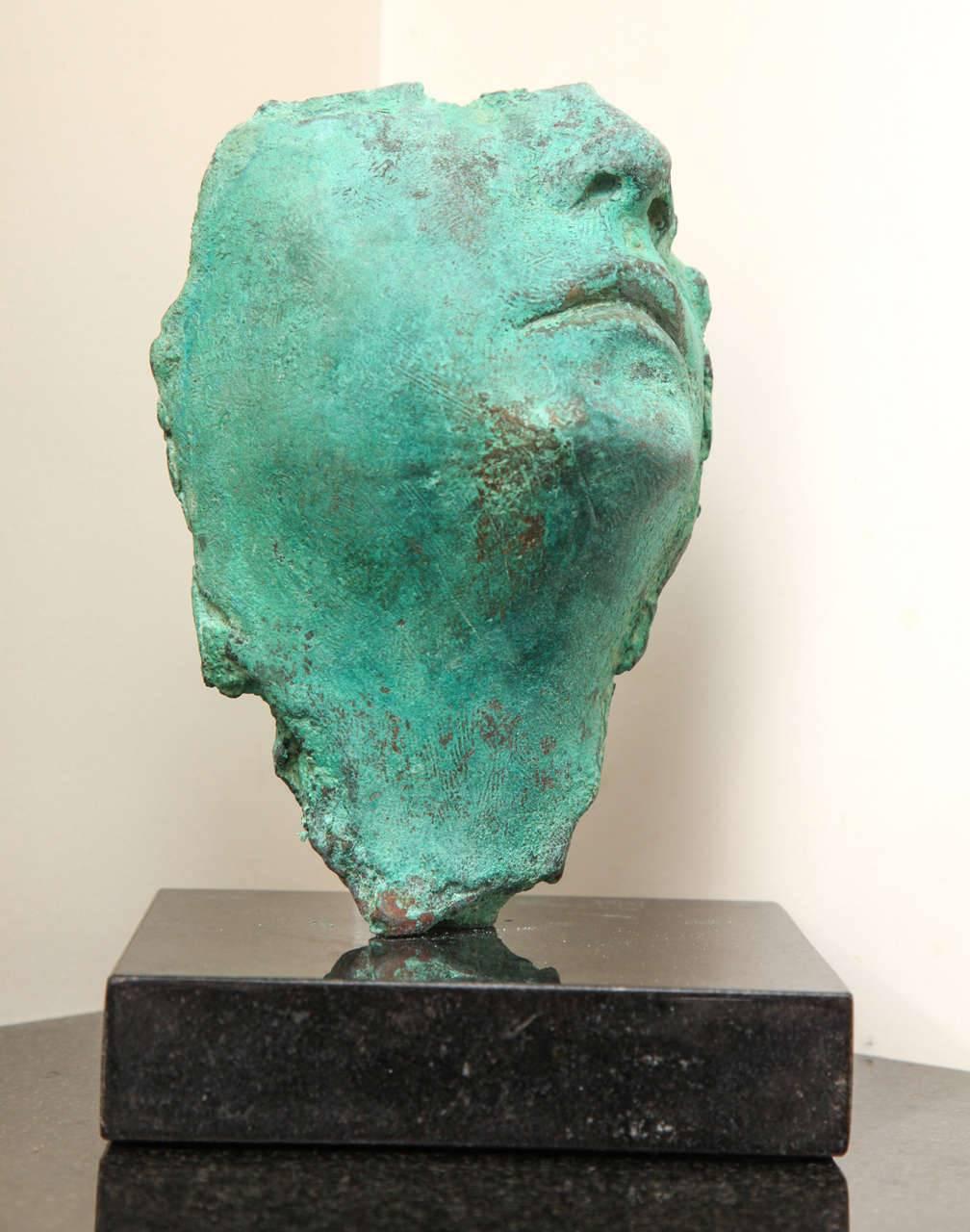 Framento Testa Verde Sculpture by Gerald Siciliano For Sale 7