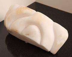 Alabaster Sculpture "Pieza" by Freddy Borges