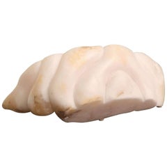 Alabaster Sculpture "Pieza" by Freddy Borges