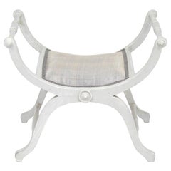 French Antique Curule Bench