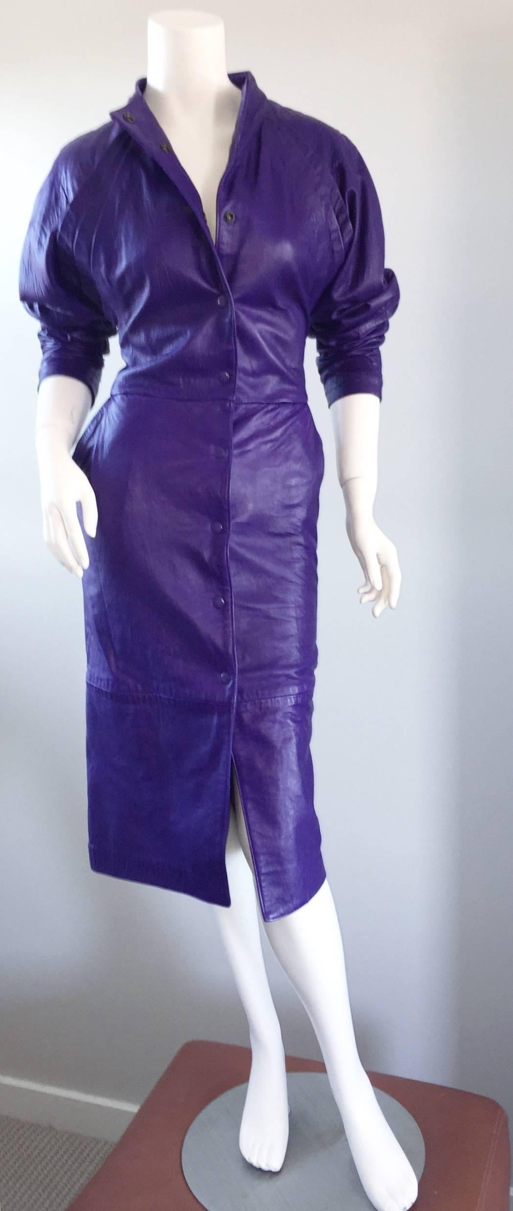 north beach leather dress