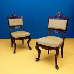Pair of Egyptian Style Chairs