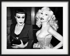 Amanda and Joe Lepore, Close up portrait, b/w, Fine Art Photography