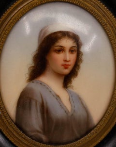 Charles Landelle - Framed Mid 19th Century Watercolour, Ruth
