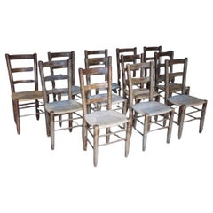 Satz von 12 Bergstühlen von Georges Robert, Frankreich, 1960er Jahre Satz von 12 Bergstühlen von Georges Robert, Frankreich, 1960er Jahre