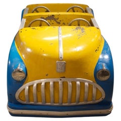 Yellow and Blue Merry-Go-Round Car, 1952